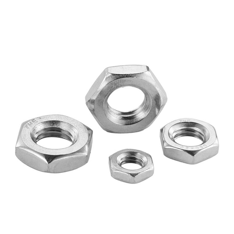 Sort hexagon tynd nød