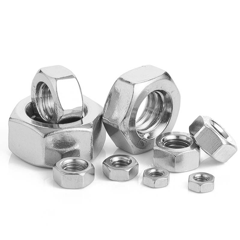 Sort hexagonal tynde nødder