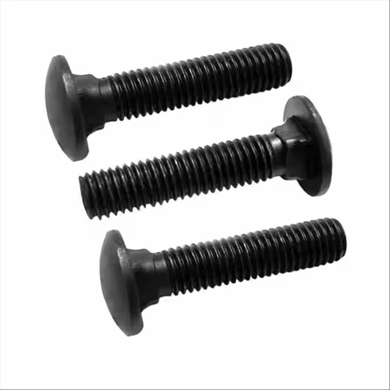 Sort oxid rund hovedbolt