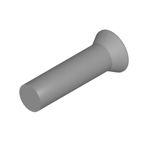 Tæller Sunk Head Rivets Black