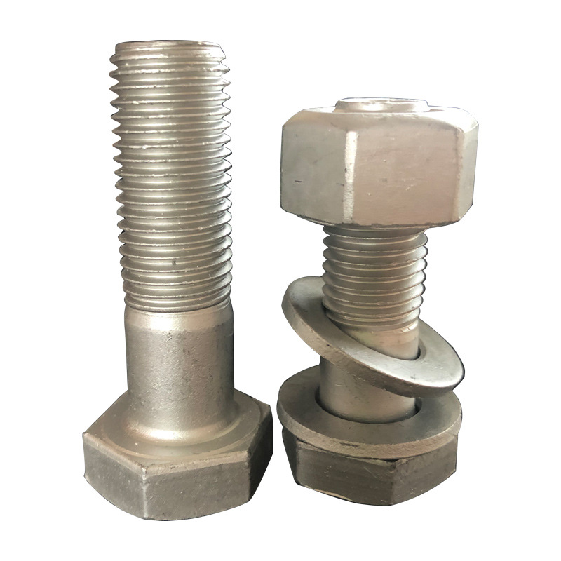 Halv tråd med hexagonal bolt