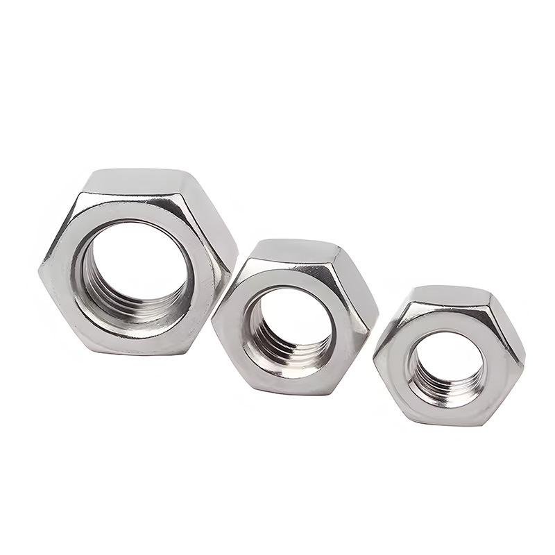 Tung hex flad møtrik