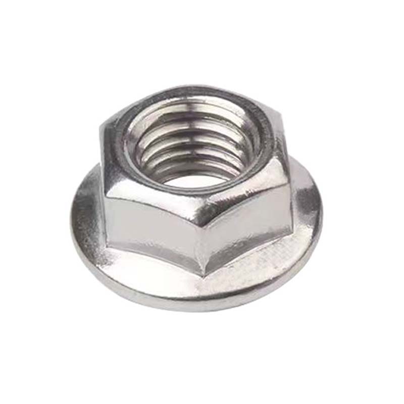 Hexagon nødder med flange