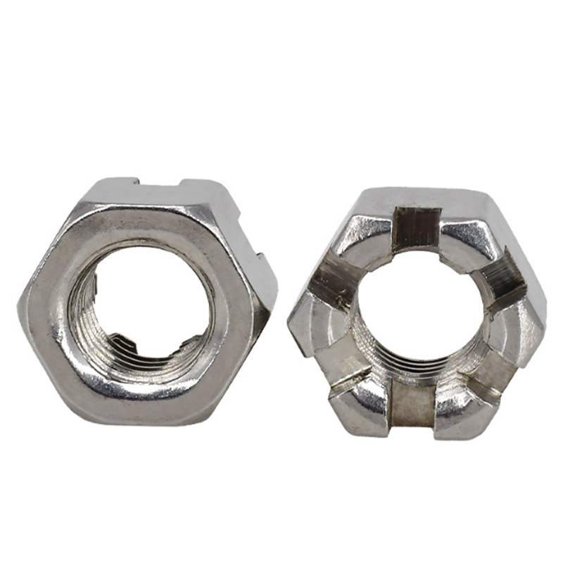 Hexagon slidsede og slot nødder stil 2