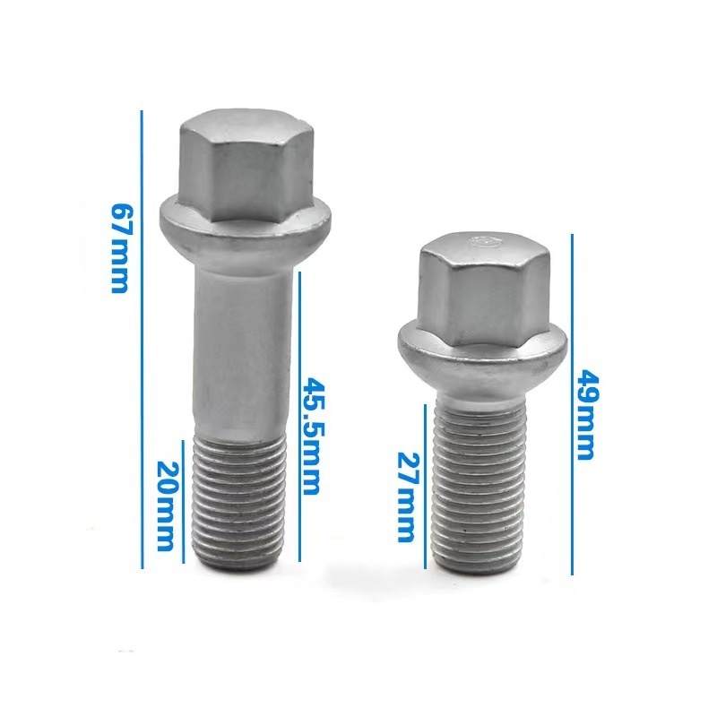 Hexagonal hovedbolte med store flanger