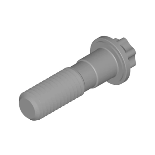 Hexalobular hovedbolte med stor flange