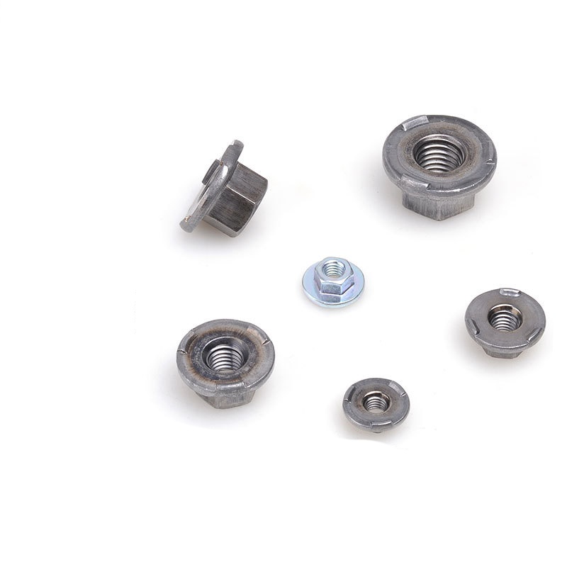 Høj præcision hex svejsemøtrikker med flange