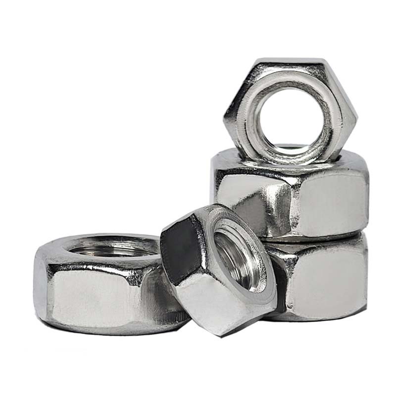Varmgalvaniserede sekskantmøtrikker
