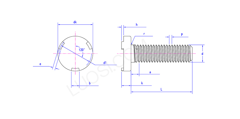 Secure Face Projection Welding Bolt