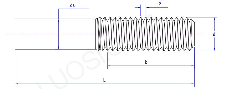 single end threaded rods parameter