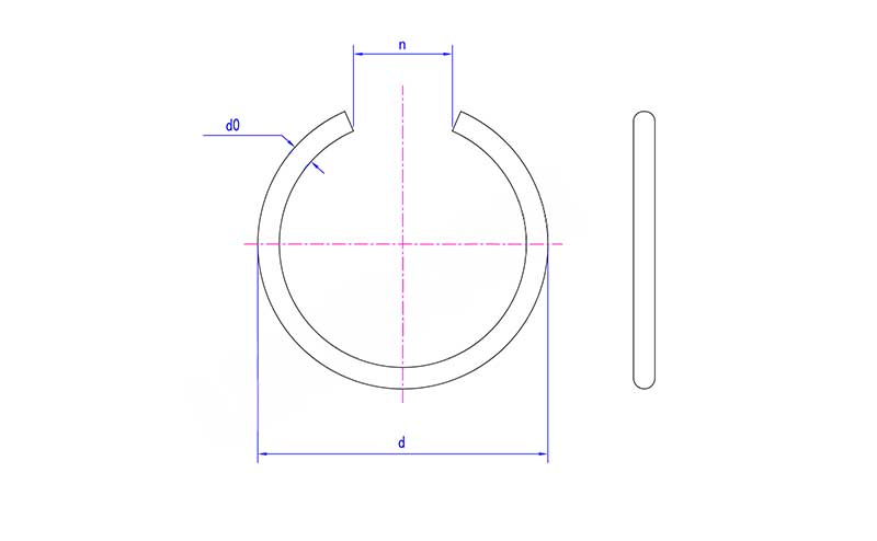 Round Wire Snap Ring