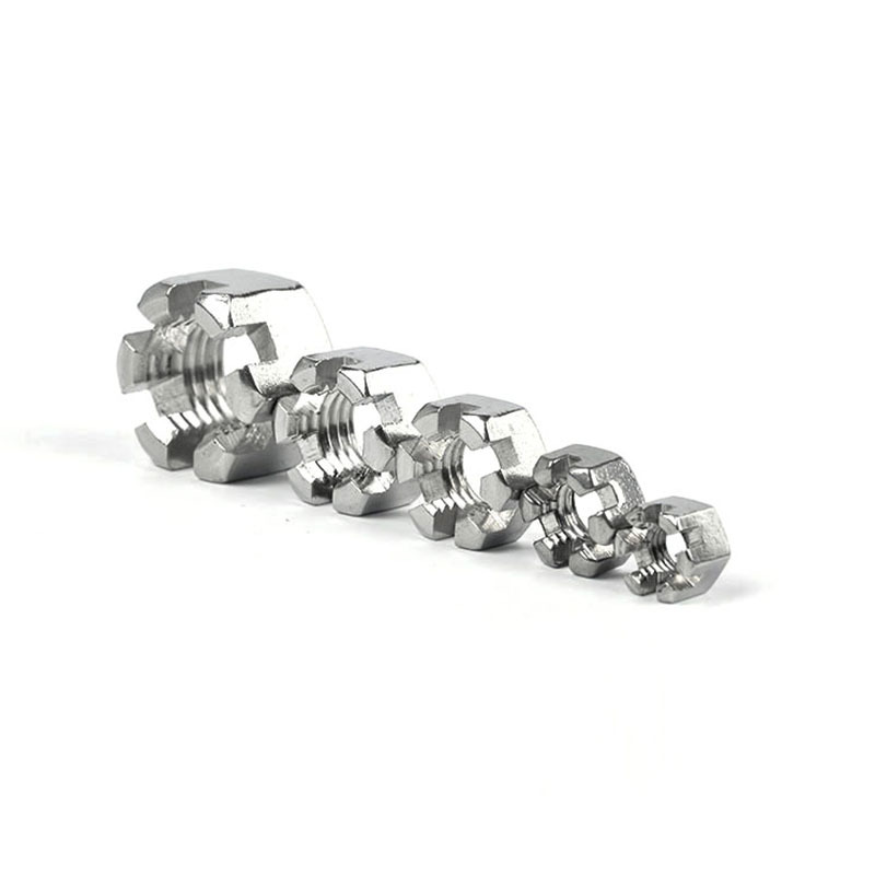 Overbelastning Proof Crown Nut med slot