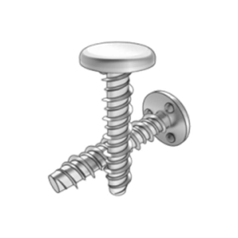 Rundt fladt hovedprojektionssvejsestuds