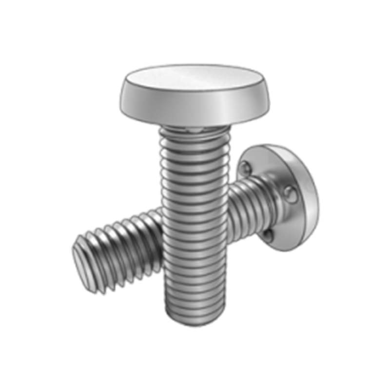 Rundt hovedprojektionssvejseskrue