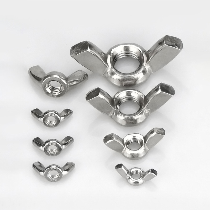 Rund vingeformet møtrik