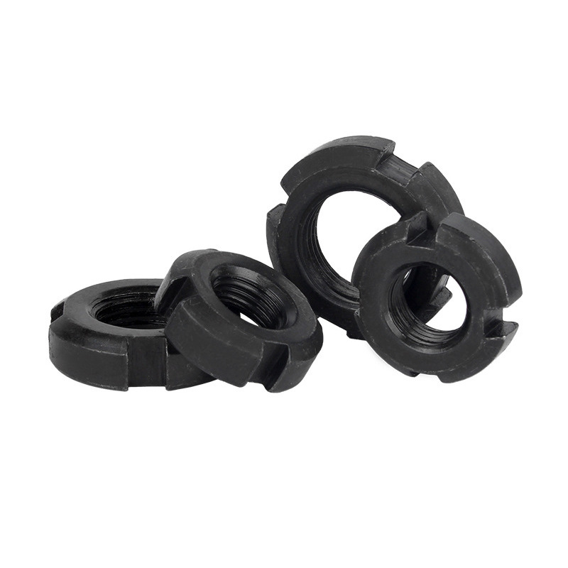 Rund møtrik med slids