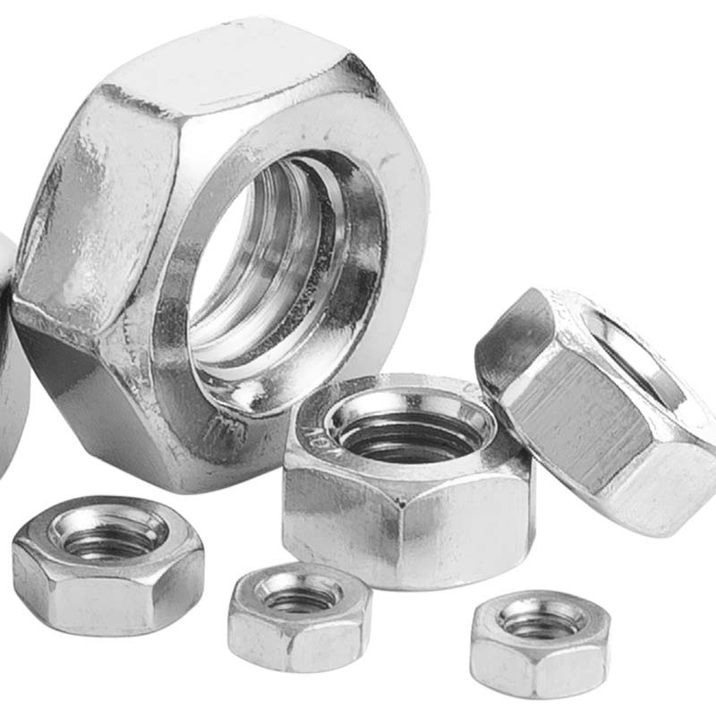 Lille hexagon møtrik