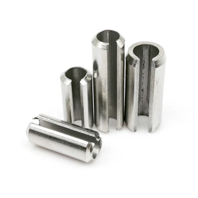 Forårsstål slidset elastisk pin