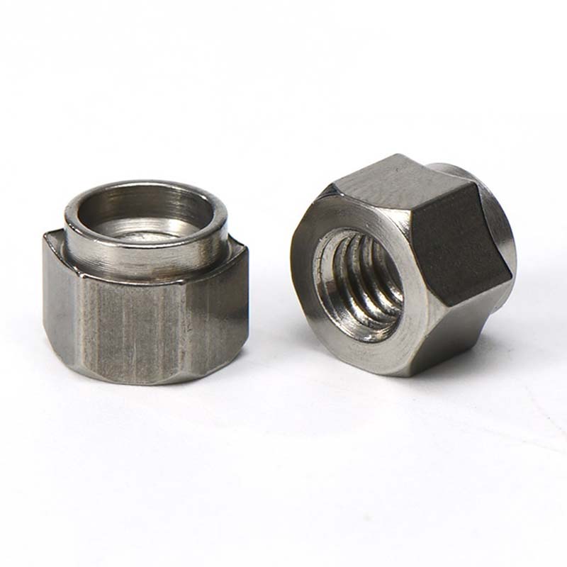 Rustfrit stål dobbelt ferrule møtrik