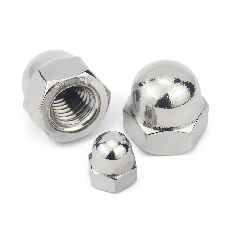 Type 1 hexagon kuppelhætte nødder