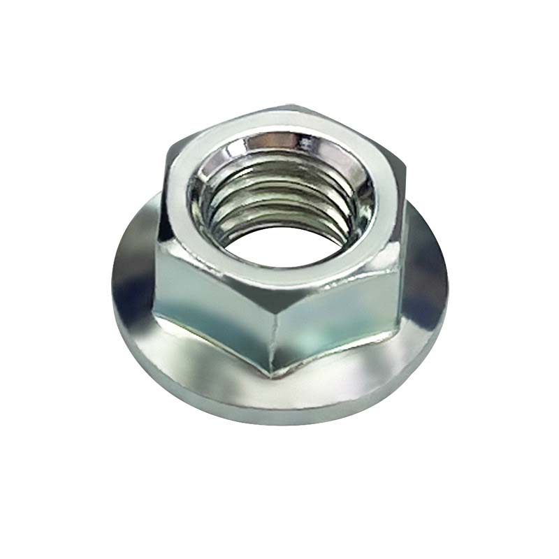Type 2 hexagon nødder med flange